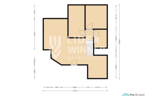 Dupleks u mirnom delu Zvezdare