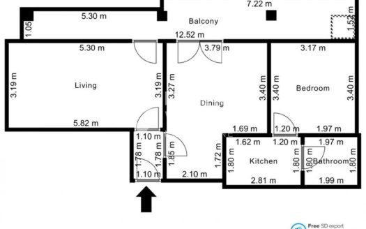 Odličan stan kod Arene