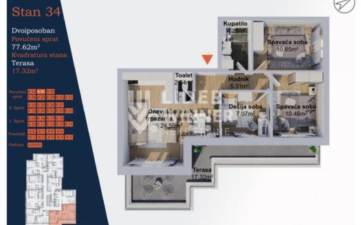 4.0 stan Zemun, novogradnja, garaza